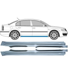 Kompletný prah pre Skoda Superb 2002-2008 / Ľavá+Pravá / Sada 9414