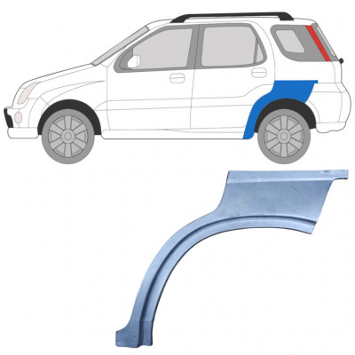 Lem zadného blatníka pre Suzuki Ignis 2000-2003 / Ľavý 7030