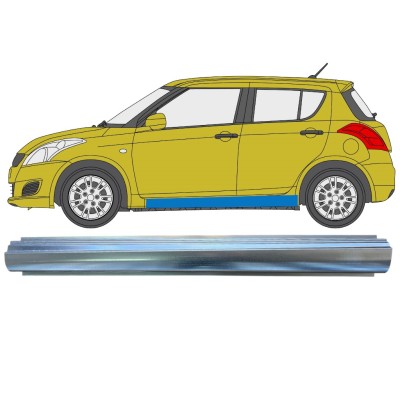 Opravný plech prahu pre Suzuki Swift 2010-2017 / Ľavý 16368
