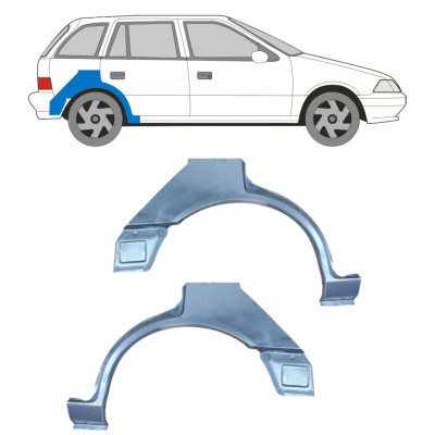 Lem zadného blatníka pre Suzuki Swift 1988-2004 / Ľavý / Pravá / Ľavý / Pravá 12766