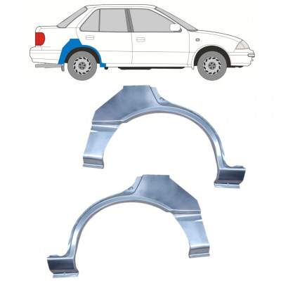 Lem zadného blatníka pre Suzuki Swift 1988-2004 / Ľavý / Pravá / Ľavý / Pravá / SEDAN 12769