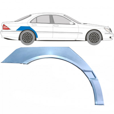 Lem zadného blatníka pre Mercedes S-class 1998-2005 / Pravá 5097