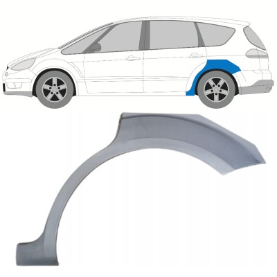 Lem zadného blatníka pre Ford S-MAX 2006-2015 / Ľavý 15173