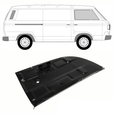 Opravný plech pod batériu pre Volkswagen Transporter T3 1979-1992 10808