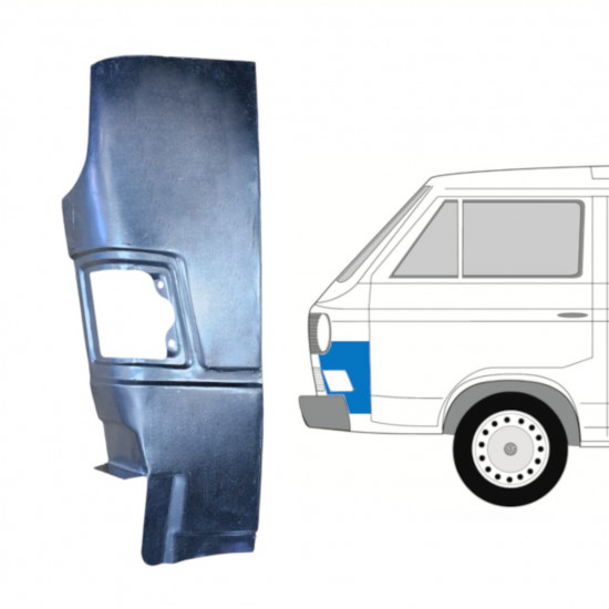 Opravný plech predného rohu pre VW Transporter T3 1979-1992 / Ľavý 8163