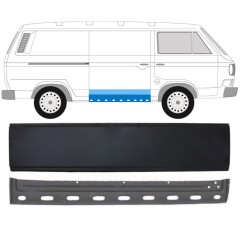 Opravný plech posuvných dverí vnútorný + vonkajší pre Volkswagen Transporter T3 1979-1992 / Pravá / Sada 11637