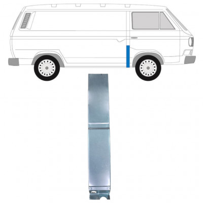 Opravný diel B-stĺpika pre VW Transporter T3 1979-1992 / Pravá 11625