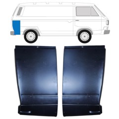 Opravný plech zadného rohu pre Volkswagen Transporter T3 1979-1992 / Ľavá+Pravá / Sada 11630