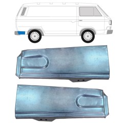 Lem zadného blatníka pre Volkswagen Transporter T3 1979-1992 / Ľavá+Pravá / Sada 11633