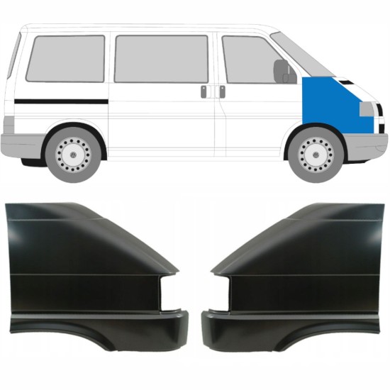 Predný blatník pre Volkswagen Transporter T4 1990-2003 / Ľavá+Pravá / Sada 10588