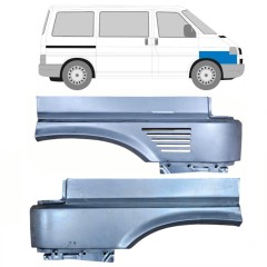 Opravný plech predného blatníka pre Volkswagen Transporter T4 1996-2003 / Ľavá+Pravá / Sada 10525