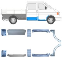 Opravný plech sada pre Volkswagen Transporter T4 1990-2003 / Ľavá+Pravá / 16914