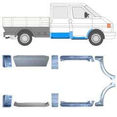 Opravný plech sada pre Volkswagen Transporter T4 1990-2003 / Ľavá+Pravá / 16914