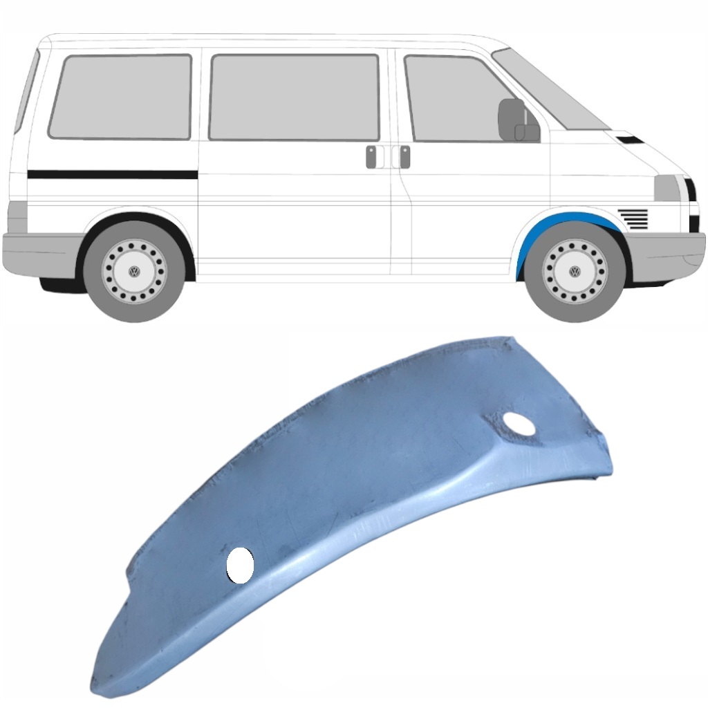 Vnútorný Opravný Plech Predného Blatníka Pre Vw Transporter T4 1990-2003 / Pravá 5966