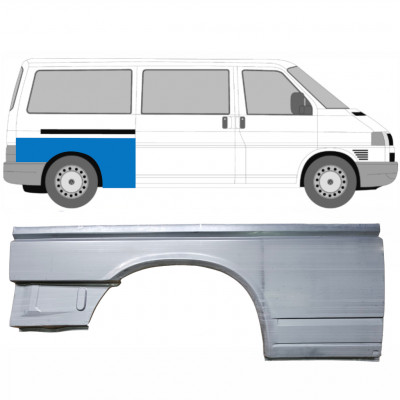 Lem zadného blatníka pre VW Transporter T4 1990-2003 / LWB / Pravá 7148