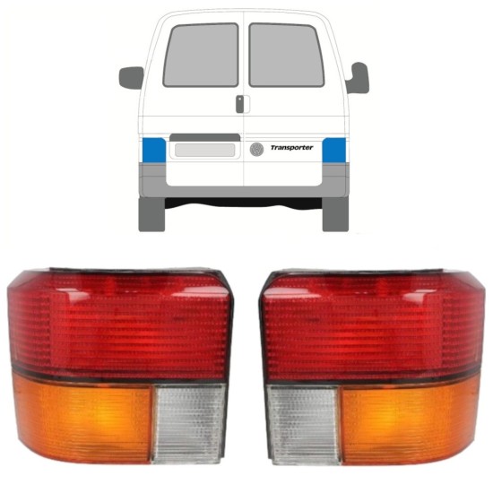 Zadná lampa pre Volkswagen Transporter T4 1990-2003 / Ľavá+Pravá / Sada 9769