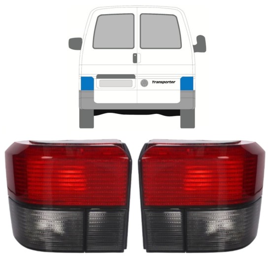 Zadná lampa pre Volkswagen Transporter T4 1990-2003 / Ľavá+Pravá / Sada 9770