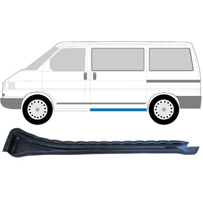 Opravný plech prahu posuvných dverí pre Volkswagen Transporter T4 1990-2003 / Ľavý 14582