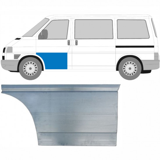 Opravný plech predných dverí pre VW Transporter T4 1990-2003 / Ľavý 5359