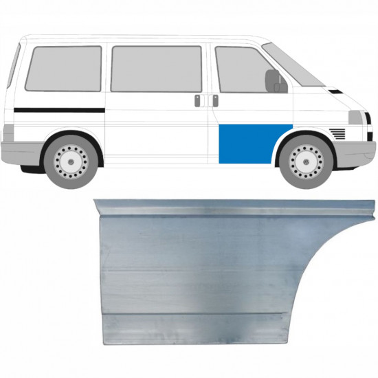 Opravný plech predných dverí pre VW Transporter T4 1990-2003 / Pravá 5358