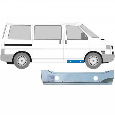 Opravný plech vnútorného prahu predných dverí pre VW Transporter T4 1990-2003 / Pravá 5361