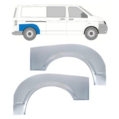 Lem zadného blatníka pre Volkswagen Transporter T5 2003-2015 / Ľavá+Pravá / Sada 16372