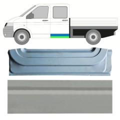 Opravný plech zadných dverí vnútorný + vonkajší pre Volkswagen Transporter T5 2003-2015 / Ľavý / Sada 16877