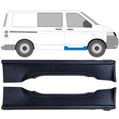 Opravný plech prahu predných dverí pre Volkswagen Transporter T5 2003-2015 / Ľavá+Pravá / Sada 12518