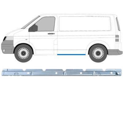 Opravný plech prahu vnútorný pre Volkswagen Transporter T5 2003-2015 / Ľavý 16971