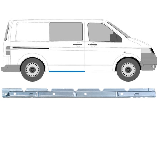 Opravný plech prahu vnútorný pre Volkswagen Transporter T5 2003-2015 / Pravá 16970