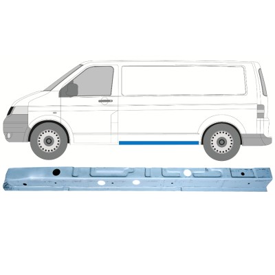 Opravný plech prahu vnútorný pre Volkswagen Transporter T5 2003-2015 / Ľavý 16089