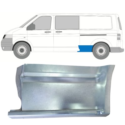 Lem zadného blatníka pre Volkswagen Transporter T5 2003-2015 / Ľavý 16667