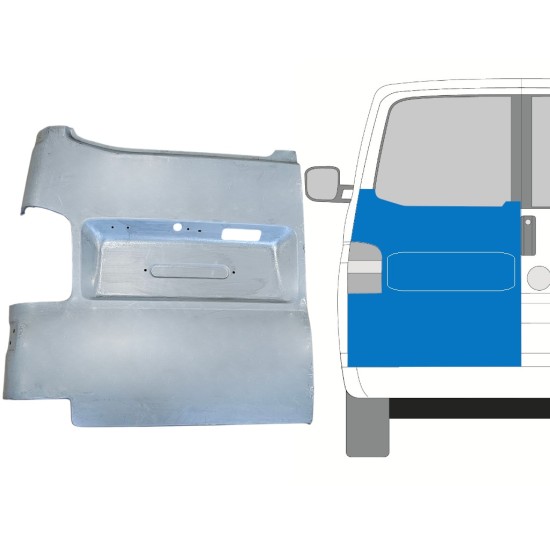 Opravný plech zadných dverí pre Volkswagen Transporter T5 2003-2015 / Ľavý 15058
