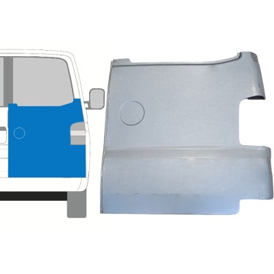 Opravný plech zadných dverí pre Volkswagen Transporter T5 2003-2015 / Pravá 15057