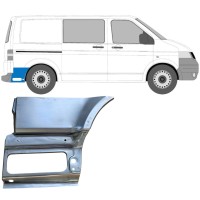 Opravný plech spodnej časti zadného blatníka za kolesom pre Volkswagen Transporter T5 2003-2015 / Pravá 16262