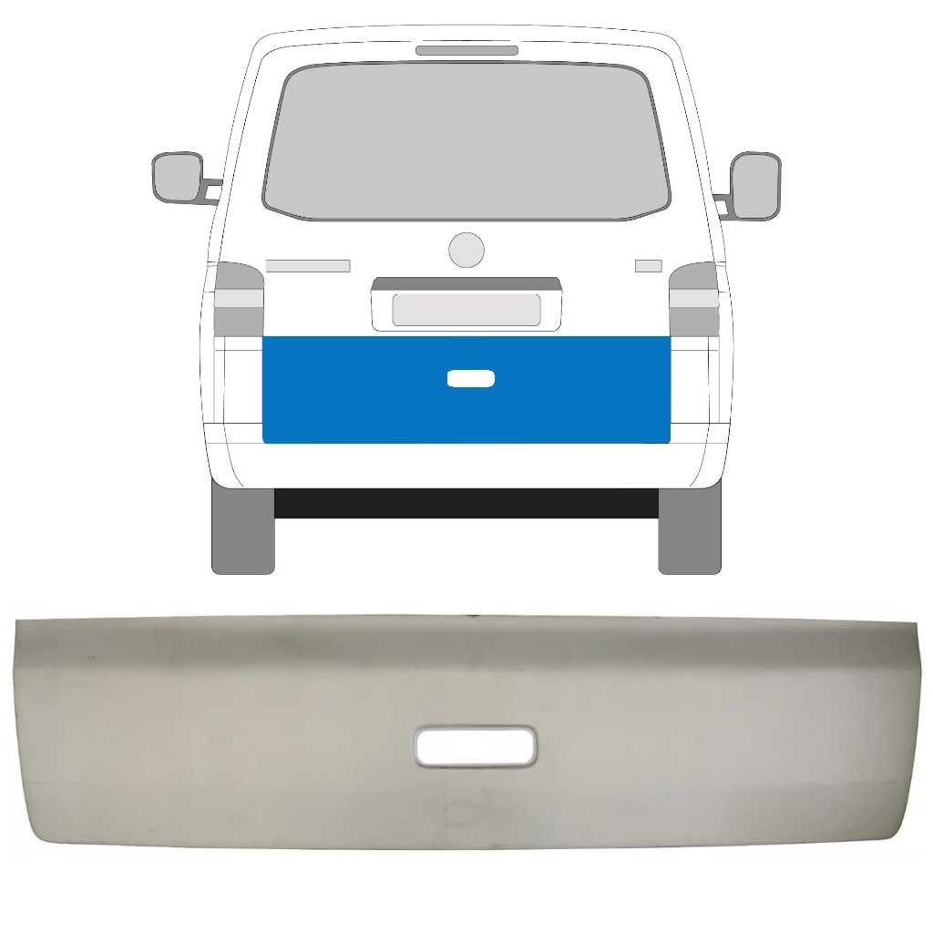 Opravný Plech Veka Batožinového Priestoru Pre Volkswagen Transporter T5 2003-2015 11386
