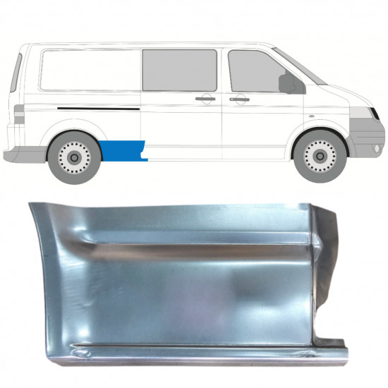 Lem zadného blatníka pre VW Transporter T5 2003-2015 / Pravá 11462