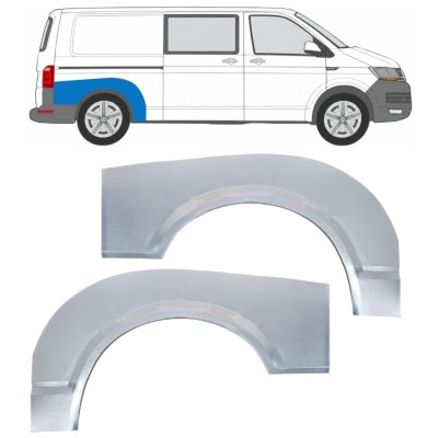 Lem zadného blatníka pre Volkswagen Transporter T6 2015-2024 / Ľavá+Pravá 17145
