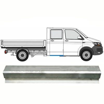 Opravný plech zadného prahu pre Volkswagen Transporter T6 2015-2024 / Vľavo = Vpravo (symetrické) 17131