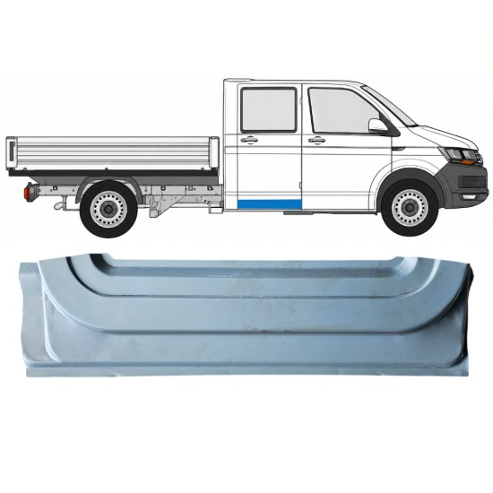 Opravný plech zadných dverí vnútorný pre Volkswagen Transporter T6 2015-2024 / Pravá 17158