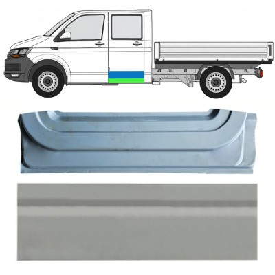 Opravný plech zadných dverí vnútorný + vonkajší pre Volkswagen Transporter T6 2015-2024 / Ľavý 17161