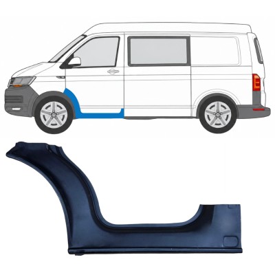 Opravný plech prahu predných dverí pre Volkswagen Transporter T6 2015-2024 / Ľavý 17118