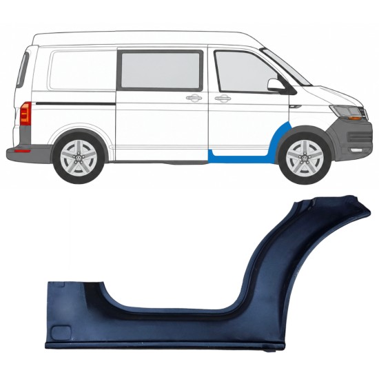 Opravný plech prahu predných dverí pre Volkswagen Transporter T6 2015-2024 / Pravá 17117