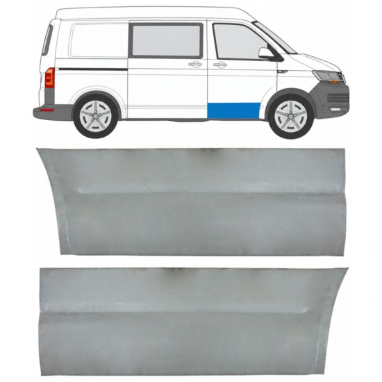 Opravný plech predných dverí pre Volkswagen Transporter T6 2015-2024 / Ľavá+Pravá 17123