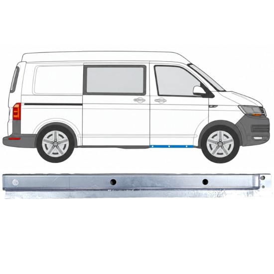 Opravný plech vnútorného prahu predných dverí pre Volkswagen Transporter T6 2015-2024 / Pravá 17184