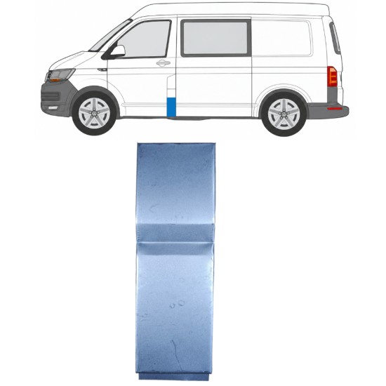 Opravný diel B-stĺpika pre Volkswagen Transporter T6 2015-2024 / Ľavý 17195