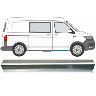 Opravný plech prahu predných dverí pre Volkswagen Transporter T6 2015-2024 / Vľavo = Vpravo (symetrické) 17129