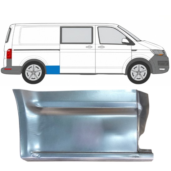 Lem zadného blatníka pre Volkswagen Transporter T6 2015-2024 / Pravá 17134