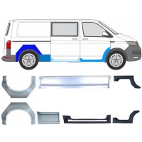 Opravný plech prahu + zadného blatníka pre Volkswagen Transporter T6 2015-2024 17138