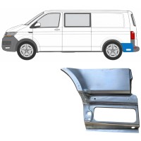 Opravný plech spodnej časti zadného blatníka za kolesom pre Volkswagen Transporter T6 2015-2024 / Ľavý 17201